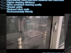 Αυτόματη καθαριότητα μπαταριών μολύβδου-οξέος με μηχανή